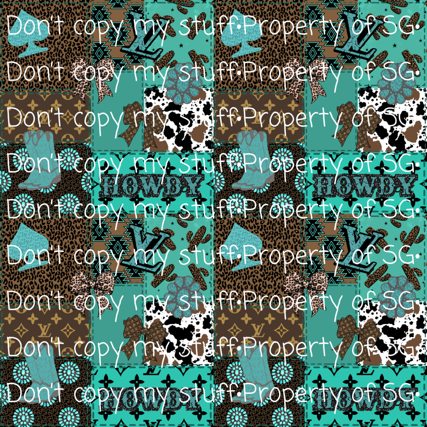 OTT Western Patchwork Seamless