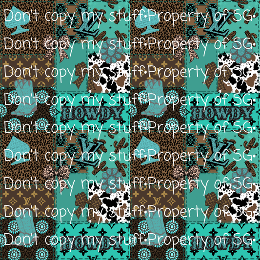 OTT Western Patchwork Seamless