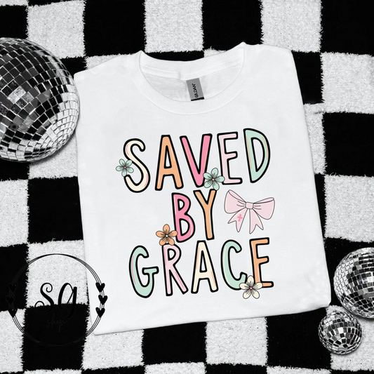 Saved by Grace tee