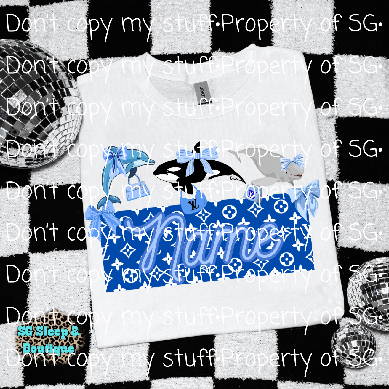 Custom Sea World Boujee PNG